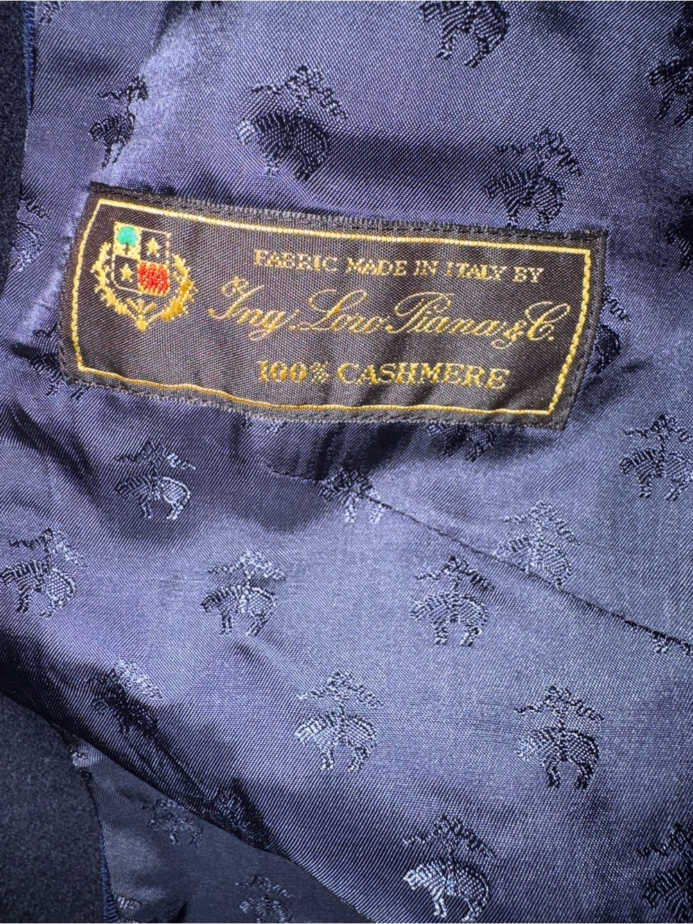 Navy Brook’s Brother’s 100% Cashmere Women’s Blazer. Sz 12 - Picture 4 of 9